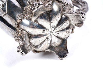 Lot 184 - An early Victorian silver three-piece tea set