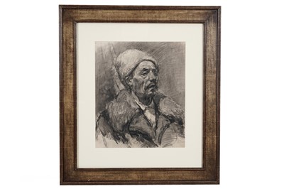 Lot 138 - Elena Skuin - Mountain man | Charcoal