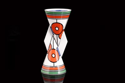 Lot 59 - A Wedgwood Clarice Cliff Circles and Squares vase