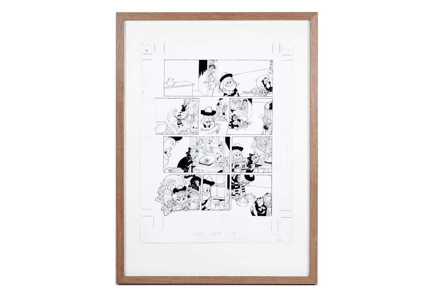 Lot 2 - Minnie the Minx original Beano Comic artwork