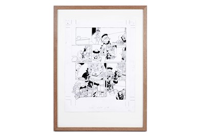 Lot 2 - Minnie the Minx original Beano Comic artwork