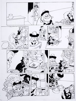 Lot 2 - Minnie the Minx original Beano Comic artwork