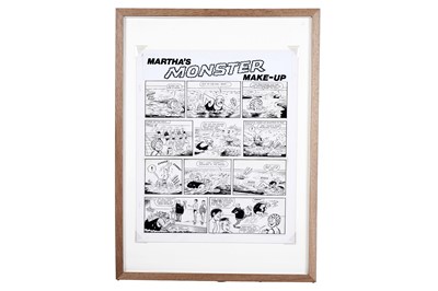 Lot 12 - Original comic artwork for “Martha’s Monster Make-Up”