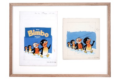 Lot 17 - Front-cover artwork for the Bimbo Annual