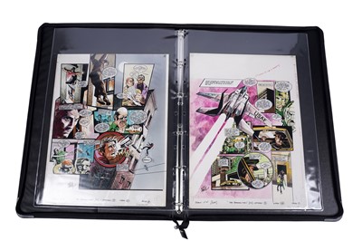 Lot 24 - Artwork by Martin Asbury for Look and Learn featuring The Six Million Dollar Man