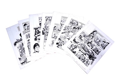 Lot 28 - Look-In Comic artwork for CHiPs