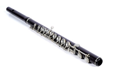 Lot 327 - A Boosey & Co rosewood flute