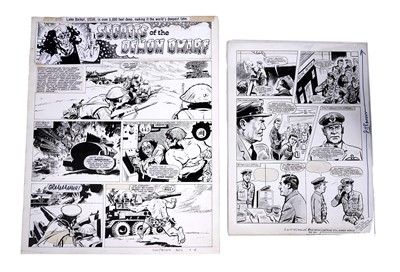 Lot 32 - War-themed original artwork