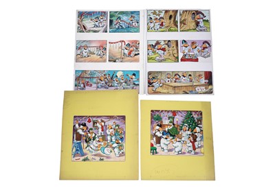 Lot 39 - Original painted artwork for The Wombles at Christmas