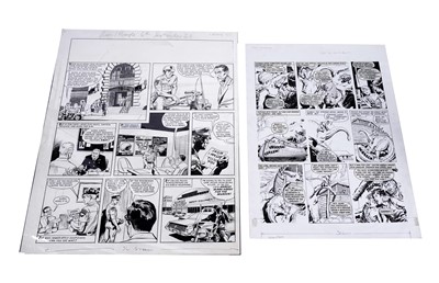 Lot 40 - Artwork for Lion Comic’s Zip Nolan; and another artboard