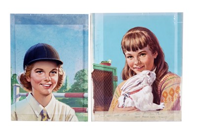 Lot 175 - Original front cover artwork by Roger Hall for Princess Tina