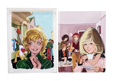 Lot 179 - Original front cover artwork for Princess Tina