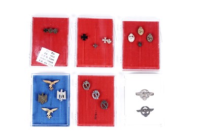 Lot 1206 - German Second World War stick pins, tie pins and others