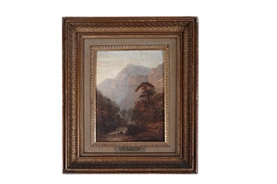 Lot 543 - Attributed to George Blackie Sticks - In The Trossachs | oil
