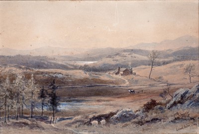Lot 408 - Edward Arden- In the Lake District | watercolour