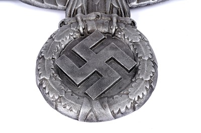 Lot 900 - German Second World War railway mounting eagle plaque