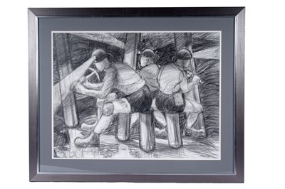 Lot 575 - Tom Dack - Faceworkers | pencil