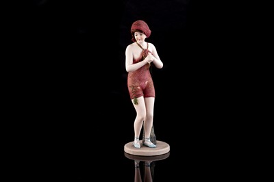 Lot 467 - A Galluba and Hofmann bisque bather