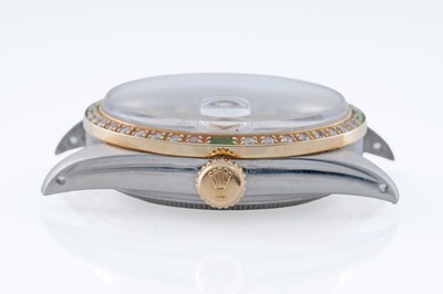 Lot 604 - Rolex Oyster Perpetual Datejust: a stainless steel cased wristwatch