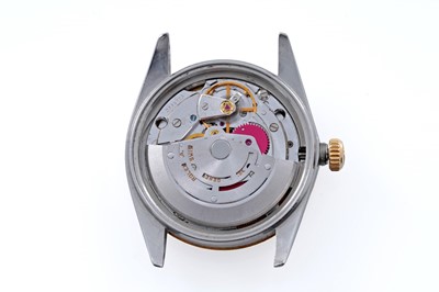 Lot 604 - Rolex Oyster Perpetual Datejust: a stainless steel cased wristwatch