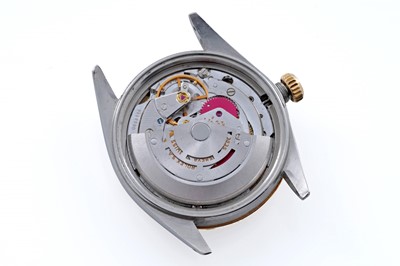 Lot 604 - Rolex Oyster Perpetual Datejust: a stainless steel cased wristwatch