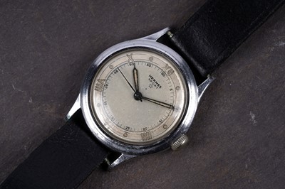 Lot 418 - A late 1940's Hermes Sport wristwatch