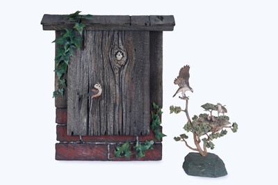Lot 393 - A Border Fine Arts ‘Ospreys’ figure group; and an Over Board Art ‘Caretakers Long Tailed Tits’
