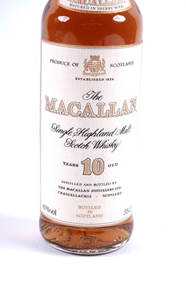 Lot 562 - The Macallan 10 Year Old Single Malt Scotch Whisky, half bottle