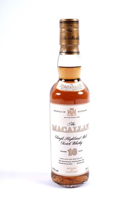 Lot 562 - The Macallan 10 Year Old Single Malt Scotch Whisky, half bottle