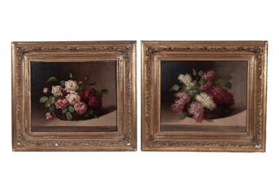 Lot 544 - Roger Surville - A pair of still lifes | oil