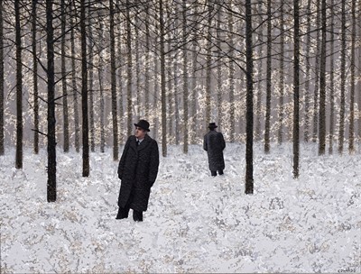 Lot 119 - Mark Edwards - Waiting | acrylic