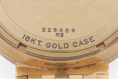 Lot 626 - Bulova: an 18ct yellow gold wristwatch