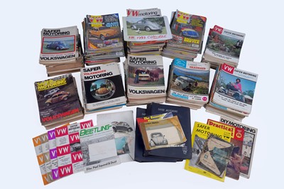 Lot 223 - A collection of vintage Volkswagen motoring magazines