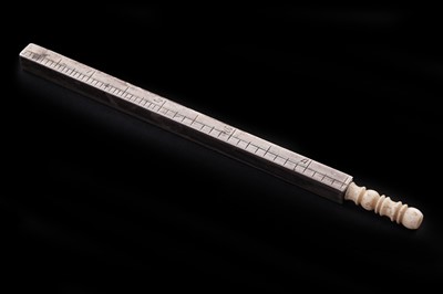 Lot 436 - A George V silver propelling rule