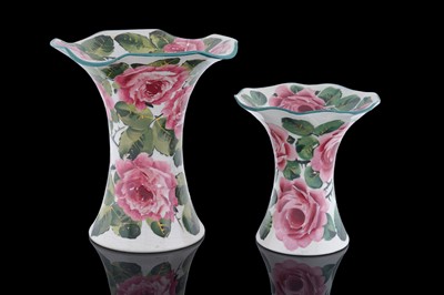Lot 391 - Two Wemyss ware vases