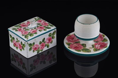 Lot 405 - A Wemyss match striker; and a cigarette box