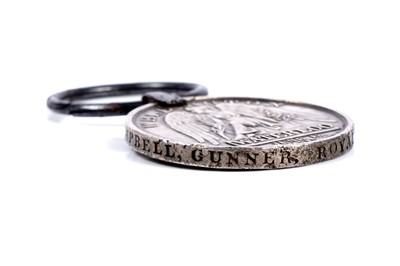 Lot 186 - Waterloo Medal 1815 and mirror belonging to Robert Campbell