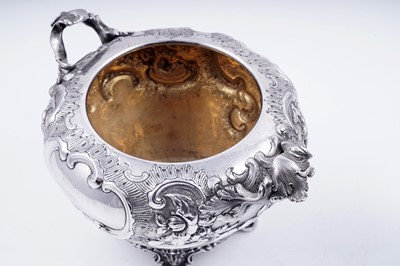 Lot 234 - An early Victoria Scottish silver three-piece teaset