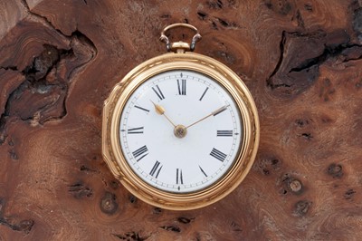 Lot 631 - Thomas Gordon, London: a silver-gilt pair-cased pocket watch