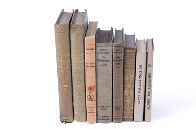 Lot 93 - Books mainly relating to mountaineering in the Alps