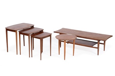 Lot 37 - Richard Hornby for Fyne Lady: a teak coffee table; and a teak occasional table