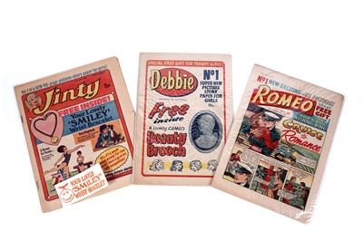 Lot 79 - Debbie, Jinty, and Romeo fist issue comics