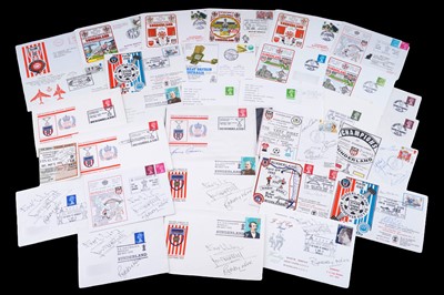 Lot 664 - A 1973 F.A. Cup Final ticket; and a large collection of Sunderland A.F.C. signed first day covers