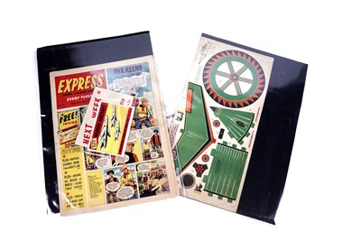 Lot 228 - Rover and Adventure, and Express comics with giveaway gifts