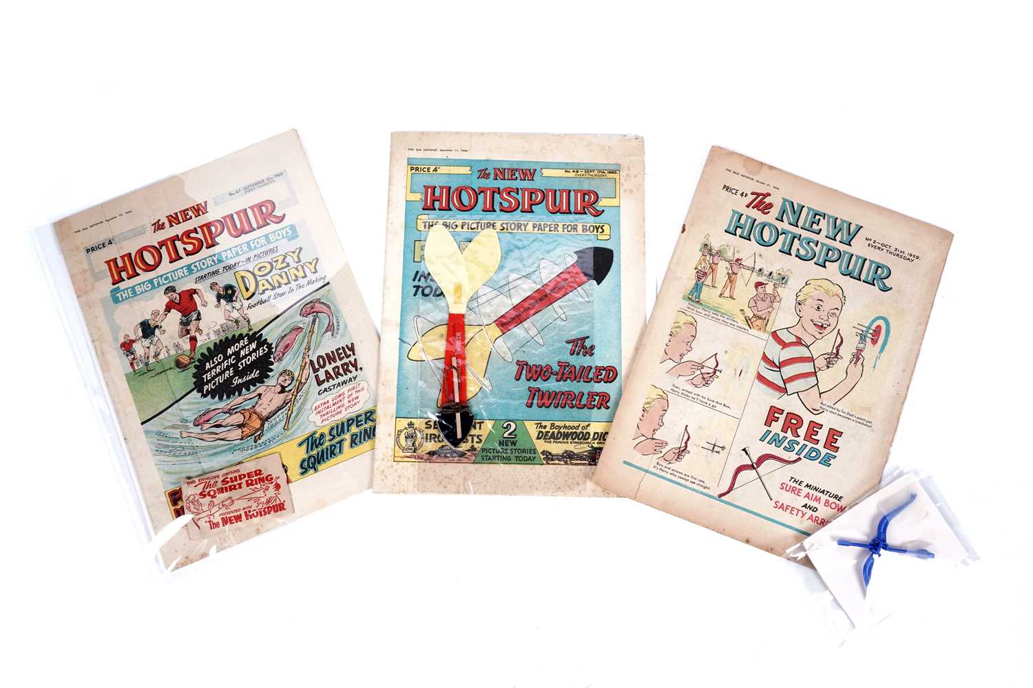 Lot 7 - The New Hotspur Comic, with giveaway gifts