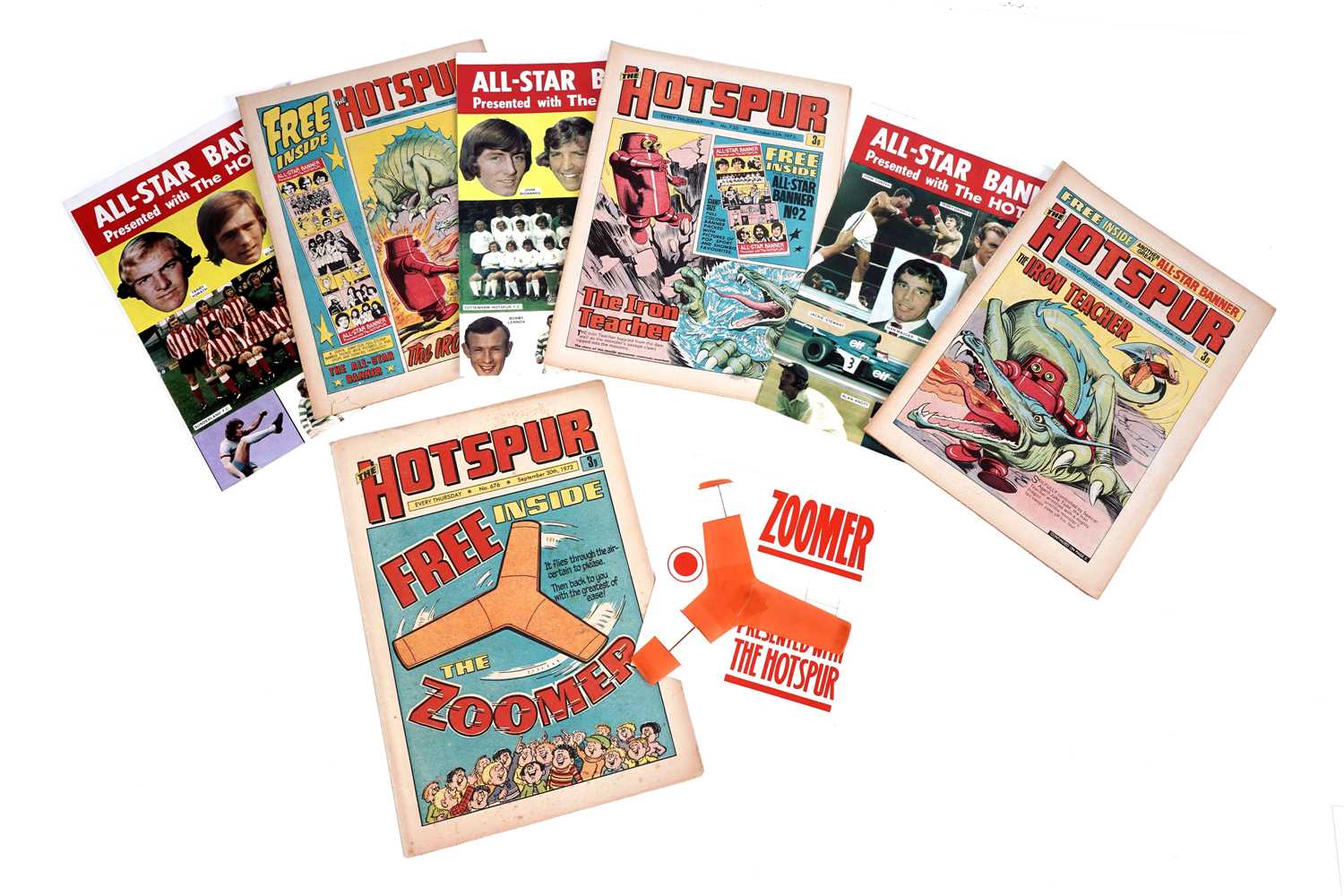 Lot 8 - Hotspur Comics, with giveaway gifts