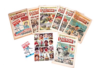 Lot 242 - The Victor Comic, with football giveaways