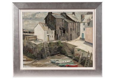 Lot 507 - 20th Century British School - Harbour scene | oil