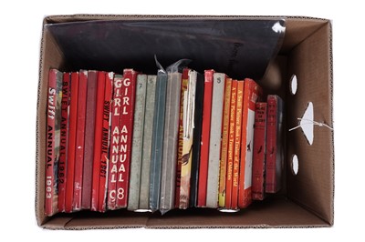 Lot 65 - Eagle, Swift and Girl annuals and books
