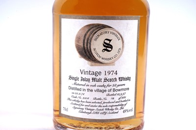 Lot 568 - Bowmore 1974 23 Year Old Single Malt Scotch Whisky